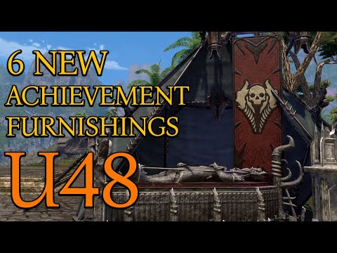 Solstice: 6 New Achievement Furnishings | Seasons of the Worm Cult Part 2 | Update 48 | ESO