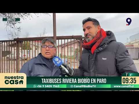 Taxibuses Riviera Bio Bio 21 anuncian paro indefinido
