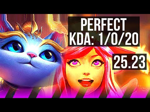 YUUMI & Kai'Sa vs LUX & Yunara (SUP) | 1/0/20 | KR Master | 25.23