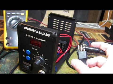 WARNING SAFETY FAIL Persder 858D 858 Hot Air Rework Desoldering Solder Station