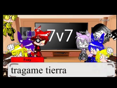 😁😅"Fnaf 1 y 2 reaccionando a la desesperación de Foxy"😁😅 (Leer descripción Especial 1300 subs)