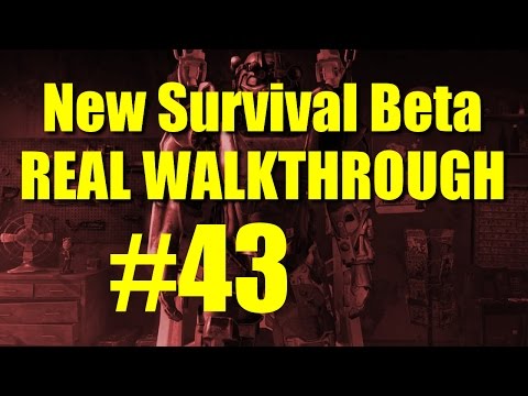 Fallout 4 Survival Beta Walkthrough Part 43 - Post North End Business (T-45 Model D!)