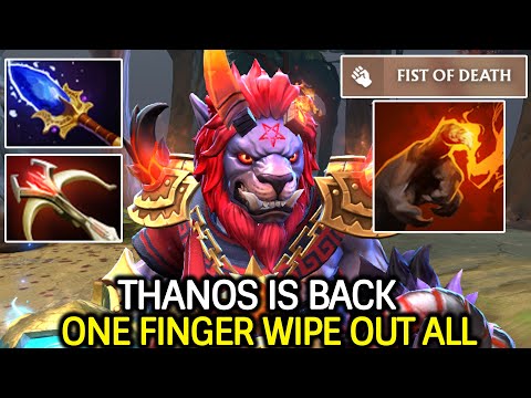 Lion Mid Thanos is Back – Crazy One Finger Wipe Out All Dota 2