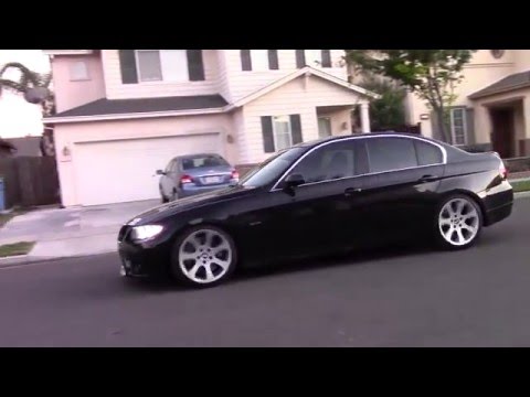 E90 2007 335i style 162 H&R springs LUX eyes GIAC stage 2 M3 style bumper