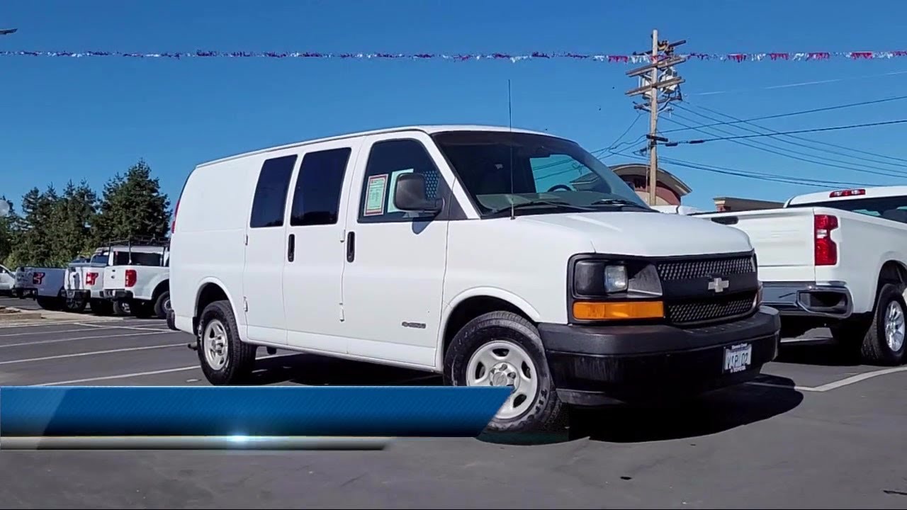 2003 Chevrolet Express Cargo Van San Jose Santa Clara ...