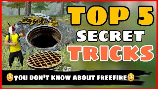 Top 5 Secret Tricks FreeFire  Part -3  Garena Free