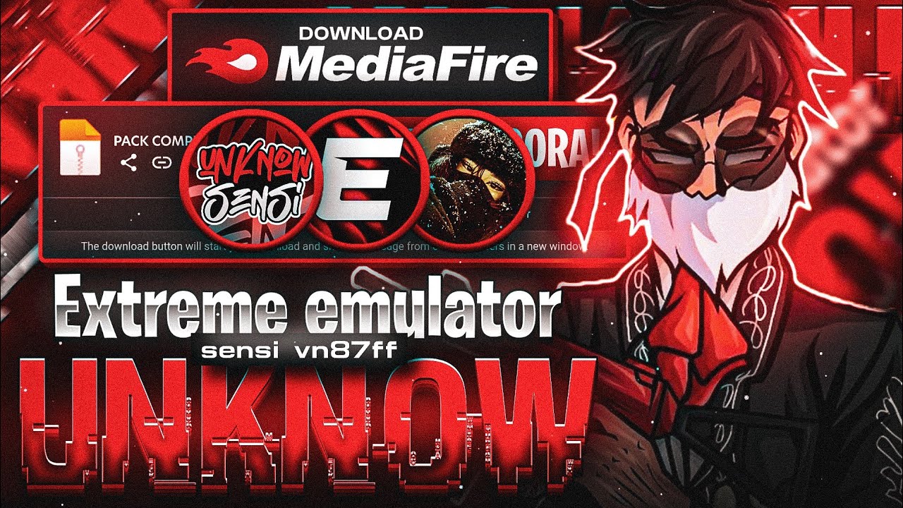 Novo!! EXTREME EMULATOR 10 😈 PACK UNKNOW SENSI - SENSI VN87 - SENSI D4RKNESSZ - MELHOR SENSIBILIDADE
