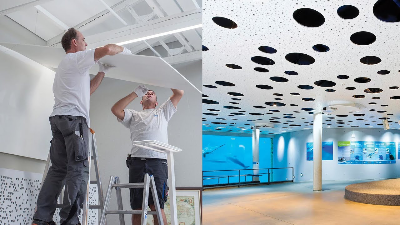 Placas acusticas para techos. Placas acusticas decorativas pintables. Cielorrasos y paredes.