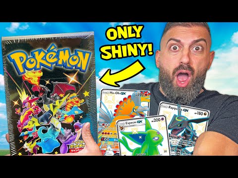 There are ONLY Shiny Pokemon Cards Inside!