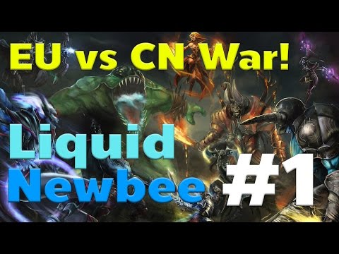 Europe vs China War! - TI 6 - Liquid vs Newbee #Game 1