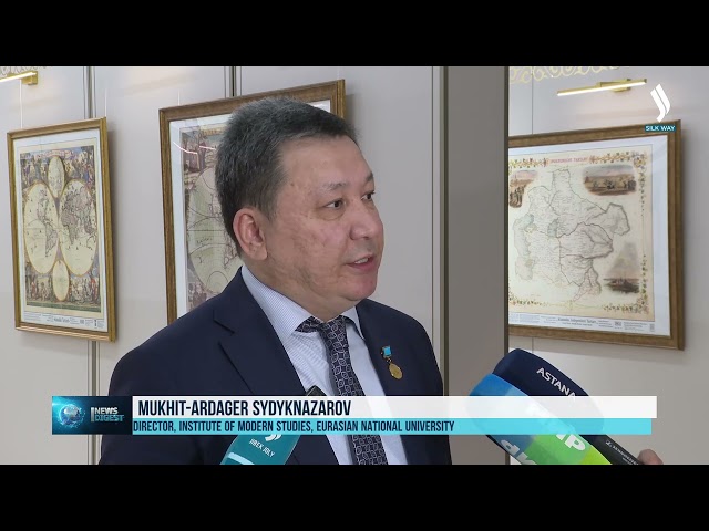 Astana'da Kazakistan'ın tarihi haritalar galerisi açıldı