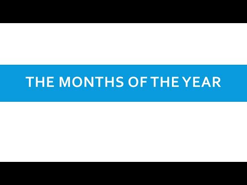 How to pronounce the Months of the Year - Speak Right