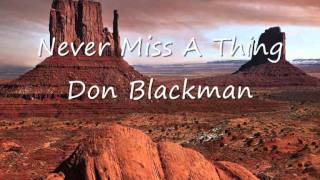 Don Blackman - Never miss a thing.wmv