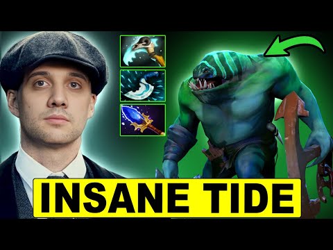 Arteezy's INSANE Tidehunter Offlane Strategy