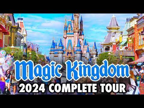 Magic Kingdom 2024 - Walkthrough & Rides at Walt Disney World [4K]