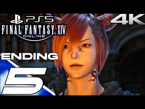FINAL FANTASY XIV PS5 Gameplay Walkthrough Part 5 - True Ending (A Realm Reborn) 4K 60FPS
