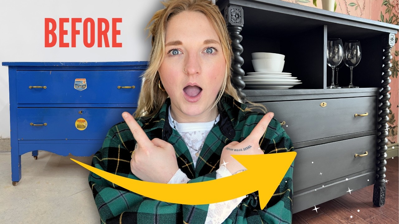 This Dresser Upcycle Is INSANE!? ✨ | DIY THRIFT FLIP