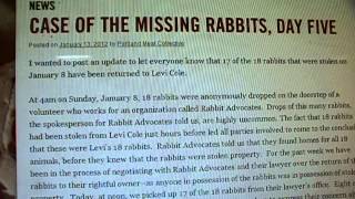 Food Freedom Begins With You!  The Case of the Missing Bunnies