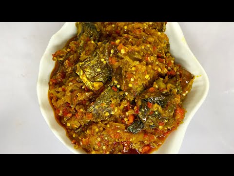 Nigerian Garden Egg Sauce and Yam Recipe || Chidera Ogbata
