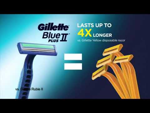 Gillette Blue II Plus TVC 2018-2021 15s (Philippines)