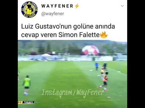 FENERBAHÇE ANTRENMANINDA LUİZ GUSTAVONUN GÖLÜNE KARŞILIK VEREN SİMON FALETTE HANGİSİ DAHA İYİ