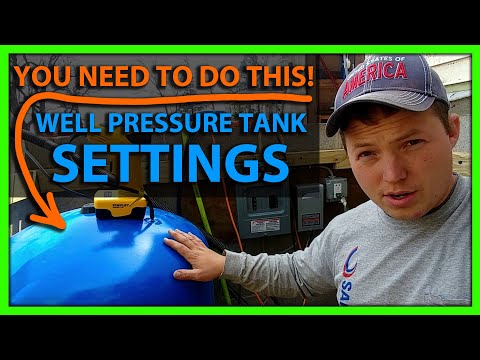 How To Set Well Pressure Tank Air Pressure