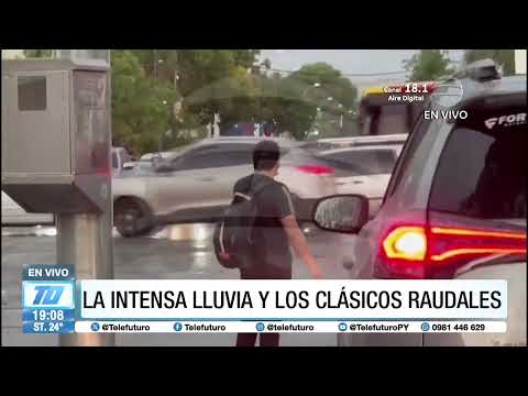 ¡Impresionante! Peligrosos raudales en Asunción y Central