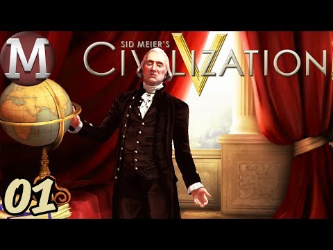 Civilization 5 - Let's Play America - Vox Populi - Part 1