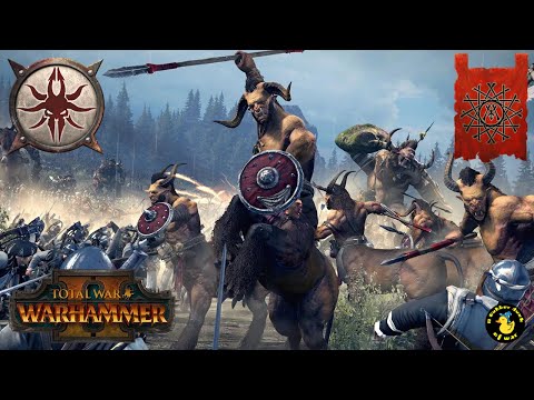 Beastmen HYPE. Cycle Charging A Crucial Skill. Beastmen Vs Skaven. Total War Warhammer 2 Multiplayer
