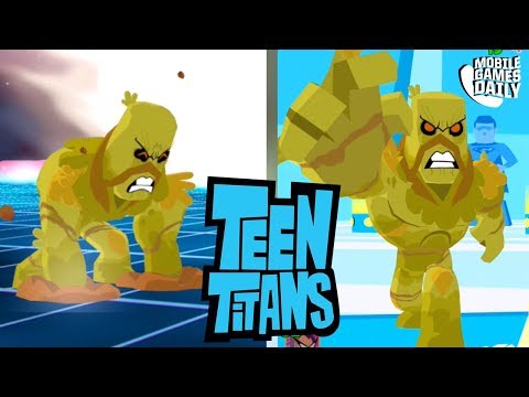 TEEN TITANS GO FIGURE (Teeny Titans 2) - Swamp Thing Preview Gameplay (iOS Android)