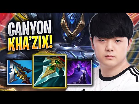 CANYON DESTROYING WITH KHA'ZIX! - DK Canyon Plays Kha'zix JUNGLE vs Lee Sin! | Season 2023
