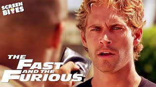 Brian Meets Dom Toretto For The First Time | The Fast And The Furious (2001) |  Screen Bites