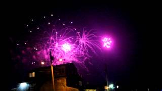 preview picture of video 'Falmouth Fireworks Finale 2012'