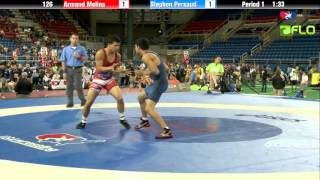Cadet 126 - Armand Molina (California) vs. Stephen Persaud (New Jersey)