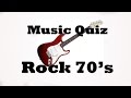 Music Quiz - Rock 70's 