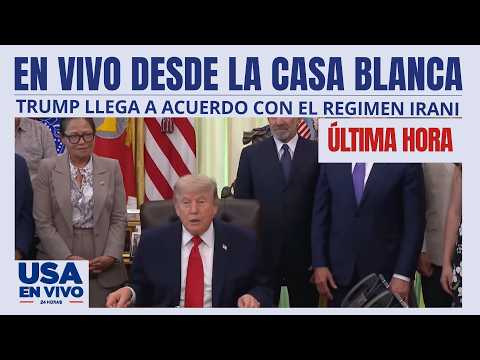 [ULTIMA HORA] TRUMP anuncia pacto histórico con Irán este fin de semana | USA EN VIVO🔴