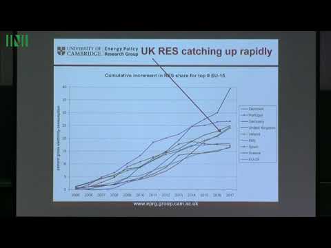 Thumbnail for MESW02 | Prof. David Newbery | Market and regulatory design for renewables dominated systems by David Newbery