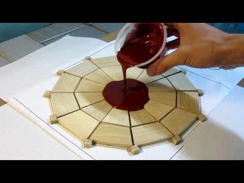 Making a Simply Wooden Clock using Epoxy