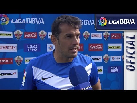 Entrevista a Esteban tras el Elche CF (1-0) UD Almería - HD