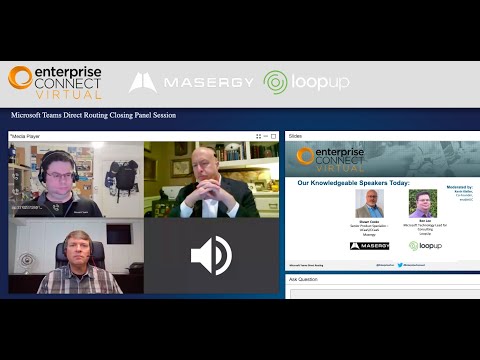Microsoft Teams Direct Routing Panel Discussion with Enterprise Connect