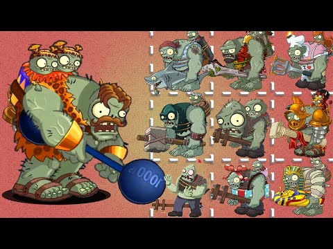 Strongman Gargantuar VS All Gargantuars & Zombies - Pvz 2 Zombie Vs Zombie