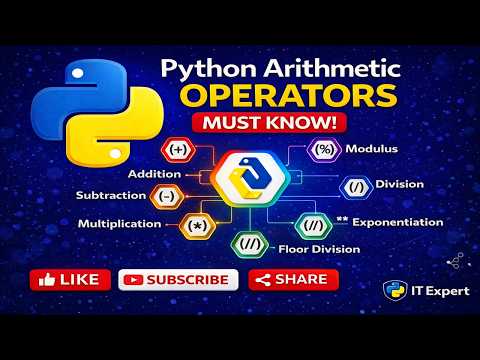 Python Arithmetic Operators Explained Lecture 3 With Examples