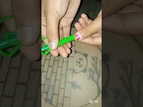 small flower #woolen thread