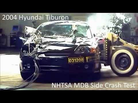 2003-2008 Hyundai Tiburon NHTSA MDB Side Crash Test