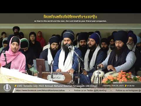 035 Bhai Pritpal Singh Jee Regina - Thursday AM - Toronto July 2022 Annual Akhand Keertan Smaagam