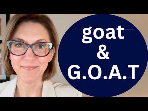 GOAT と G.O.A.T. の発音方法 | アメリカ英語の同音異義語発音 #learnenglish (Learn How to Pronounce GOAT & G.O.A.T. | American English Homophone Pronunciation #learnenglish)