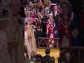 Princess of Wales curtsies to King Charles III at coronation | #shorts #yahooaustralia