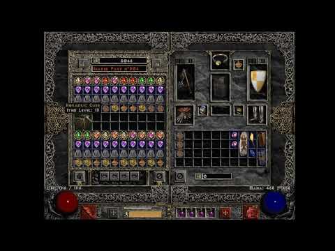 Diablo 2 - Crafting 150 caster amulets