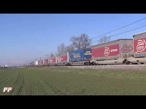 L'incanto dei treni merci sul binario unico di Vignale