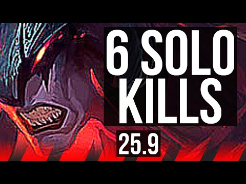 AATROX vs AKALI (TOP) | 6 solo kills, Dominating | EUNE Master | 25.9